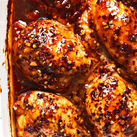 Savory and Sweet: Sticky Honey Garlic Chicken Thighs - The Gourmet Cookbook