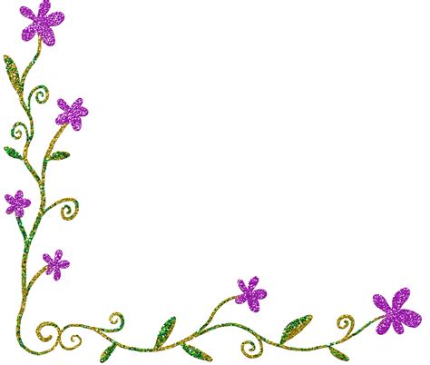 Free Flower Border Design - Image to u