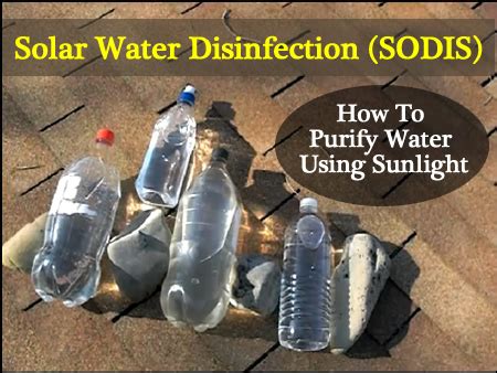 Solar Water Disinfection Method