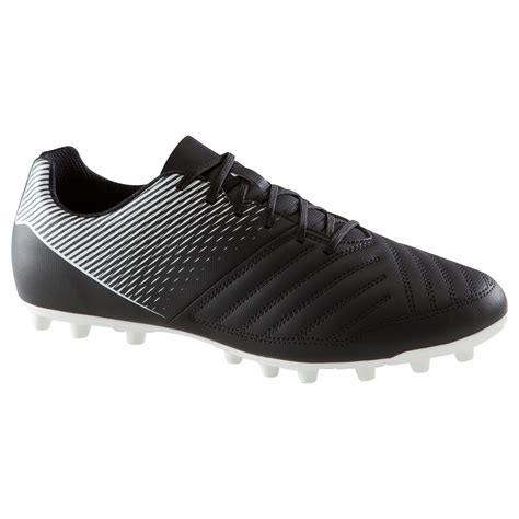 Men's Soccer Cleats - Agility 100 Black - smoked black - Kipsta - Decathlon