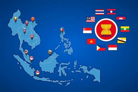 Asean Map Printable