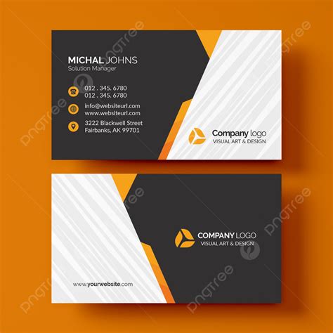 Creative Business Card Template Download on Pngtree