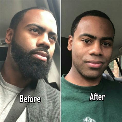 A Bearded Guy's Before & After Shave Photos - Fashion - Nigeria