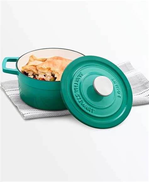 Martha Stewart's Enameled Cast Iron Cookware is on Sale at Macy's