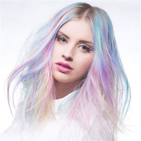 Magical pastel unicorn hair inspiration just in time for spring by @thetysonthatdoeshair ...