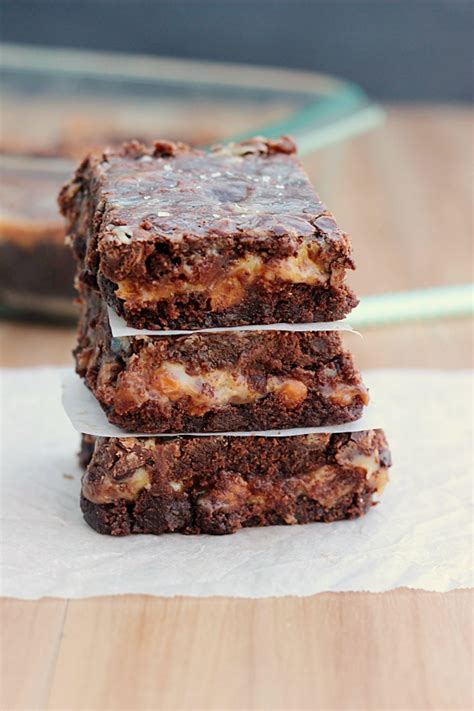 Salted Caramel Gooey Brownies - Whats Cooking Love?