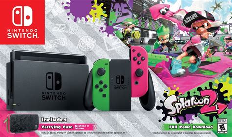 Colourful Nintendo Switch Splatoon 2 Edition Bundle is Heading to North America Soon - Nintendo Life