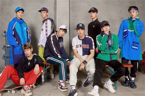 EXO get sporty for 'EXO x MLB' photoshoot | allkpop