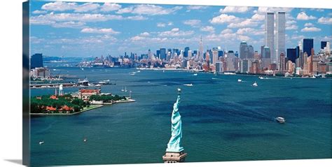 New York Harbor Statue of Liberty New York NY | Great Big Canvas