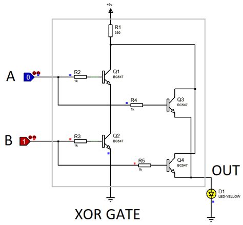 Xor Gate Circuit Diagram Using Diode - Circuit Diagram