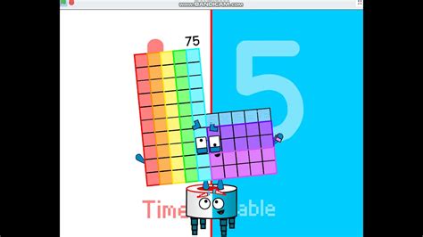 Numberblocks 7 Times Table