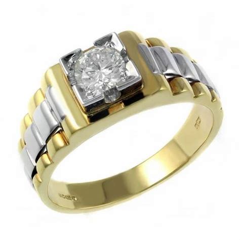 Gold Gents Solitaire Rings at Rs 3499 | Solitaire Ring in Mumbai | ID: 19245006848