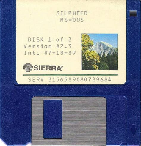 Silpheed (1989) DOS box cover art - MobyGames