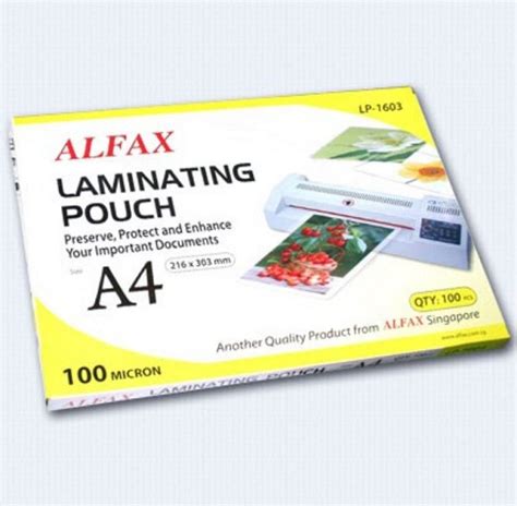 A4 Size Laminating Film / Laminate Film / Laminator Film / Plastik Laminasi