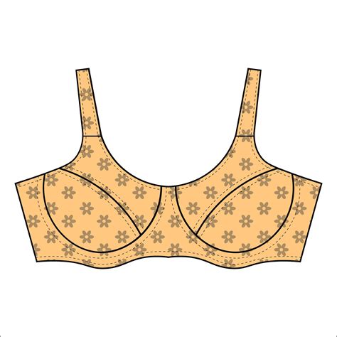 7 Best Images of Bra Cup Pattern Printable - Bra Cup Sewing Pattern ...