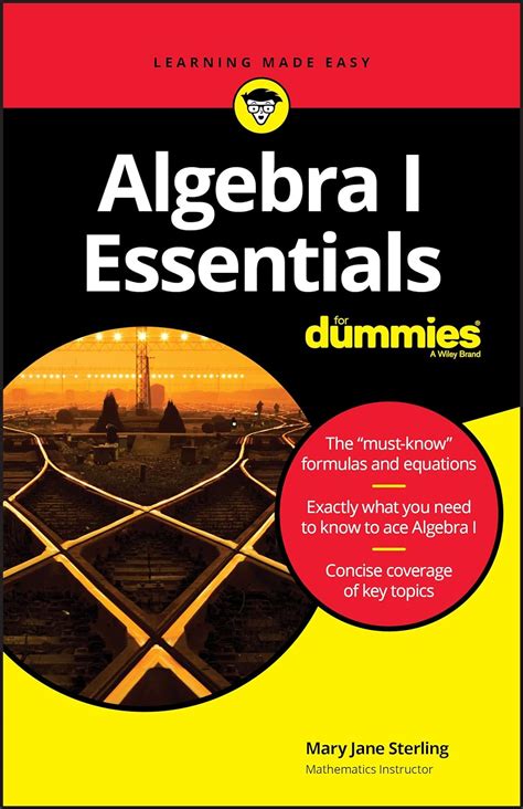 Algebra I Essentials For Dummies : Sterling, Mary Jane: Amazon.com.au ...