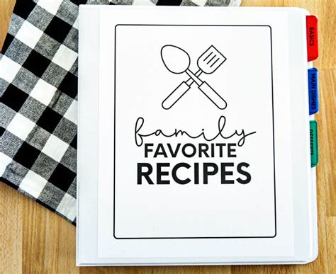 Family Favorites Recipe Book for Kids + Teenagers from 30daysblog