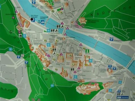 Salzburg Old Town Map