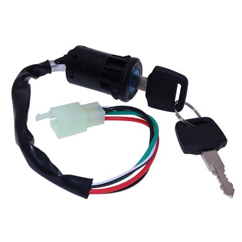 Buy Holdwell 4 Pin Ignition Key Switch 4 Wire compatible with Sunl ...