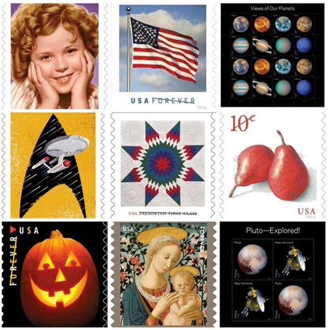 Sneak peak at new 2016 United States Postal Service stamps | KFOR.com ...