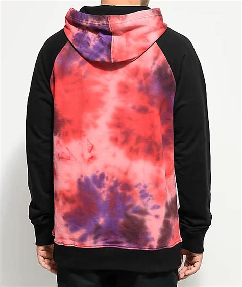 Empyre Boris Red Tie Dye Hoodie | Zumiez