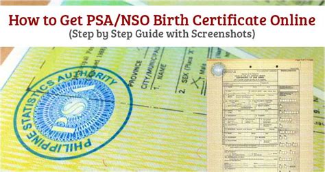 How to Get PSA or NSO Birth Certificate Online - Useful Wall