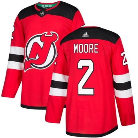 New Jersey Devils Official Red Adidas Authentic Youth Home NHL Hockey ...