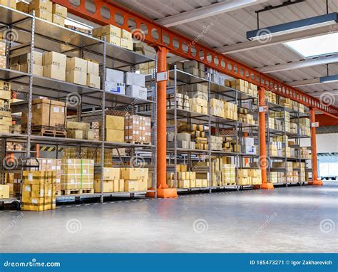 Industrial Warehouse Interior Stock Illustration - Illustration of ...