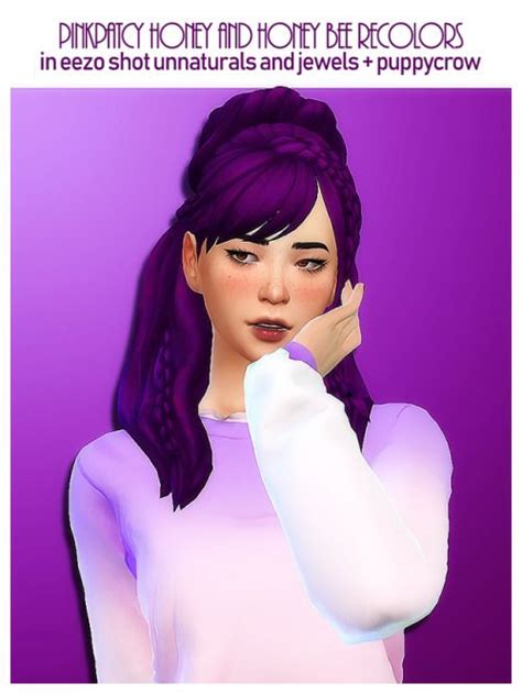 Sims 4, Unnatural, Recolor, Honey Bee, Disney Princess, Hair, Filing ...