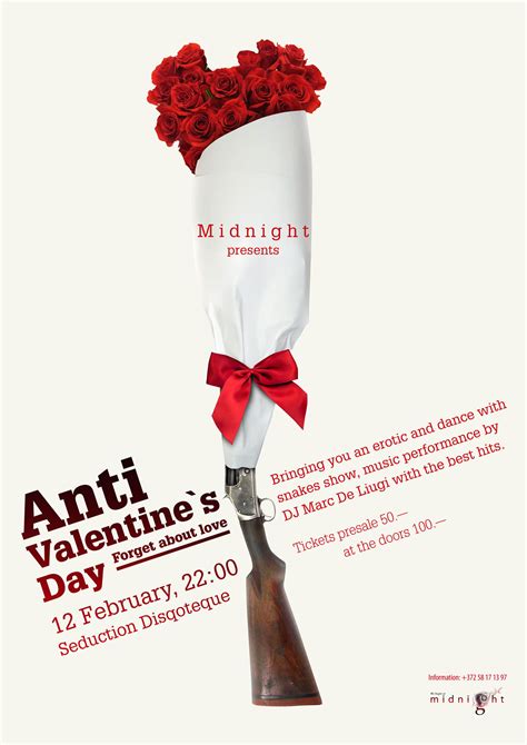 Poster design for Anti-Valentine’s Day