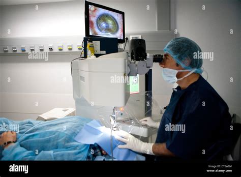 EYE LASER SURGERY Stock Photo - Alamy