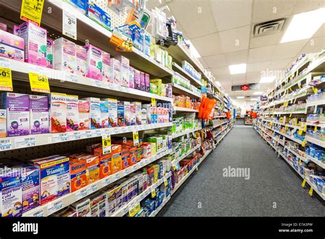 Aisle in a CVS pharmacy Stock Photo - Alamy