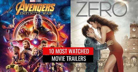 Top 10 most watched movie trailers on YouTube. Top 10 of Bollywood Hollywood Actresses, movies ...