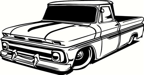 Image result for chevy c10 clip art | Tatuajes de coche, Camioneta dibujo, Dibujos de coches