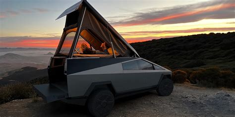 See inside the prototype for a new $24,000 Tesla Cybertruck camper ...