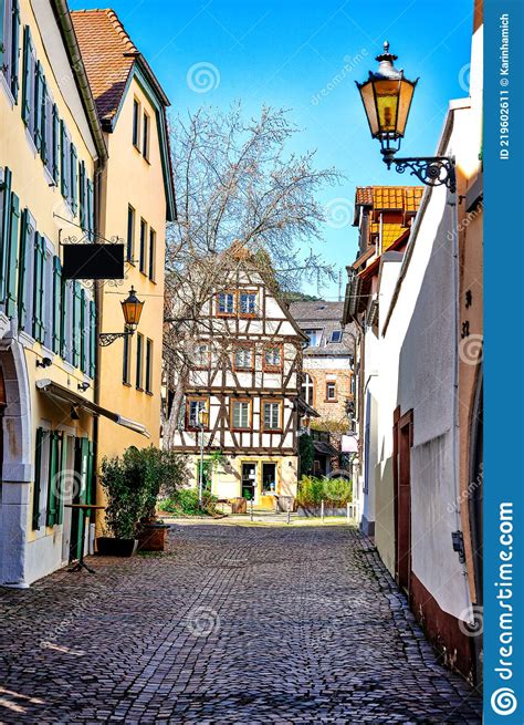 Old Town of Neustadt an Der Weinstrasse in the Pfalz, Germany Stock Image - Image of route ...