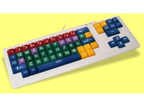 KBC-270MC - Large Key Keyboard, 1 Inch, Multi Coloured Keys, Data Sheet