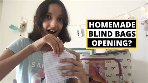 HOMEMADE BLIND BAGS OPENING!! - YouTube