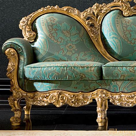 Parris Classic Large Gold Sofa - Luxury Furniture Company