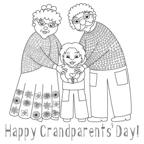 Bluey Grandparents Coloring Pages