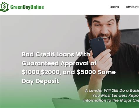 Bad Credit Loans Guaranteed Approval $2,000 Same Day No Credit Check ...