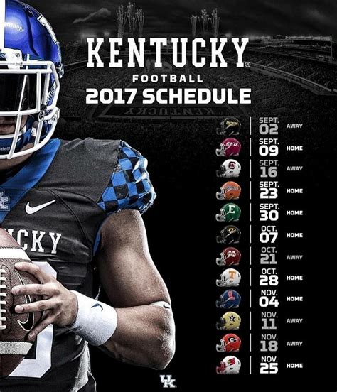 Pin by Shanny Crooks on Schedules & Team Photos | Kentucky football ...