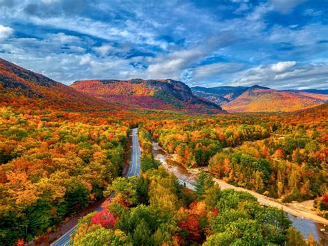 New Hampshire Fall Photo of Crawford Notch Fall Colors White Mountains ...