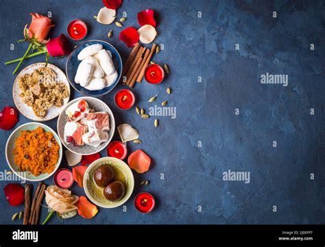 Indian Diwali sweets Stock Photo - Alamy