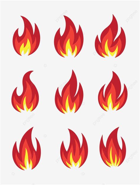 Fire Icon Vector Collection Ignite Vector, Vector, Collection, Ignite ...