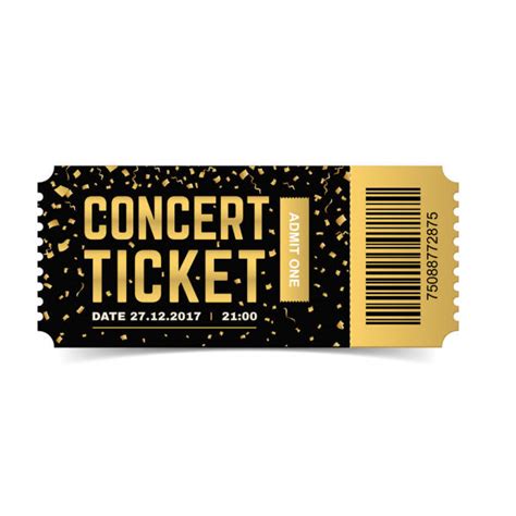 Best Concert Ticket Illustrations, Royalty-Free Vector Graphics & Clip ...