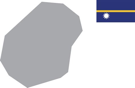 Nauru map. Nauru flag. flat icon symbol vector illustration 6688525 ...