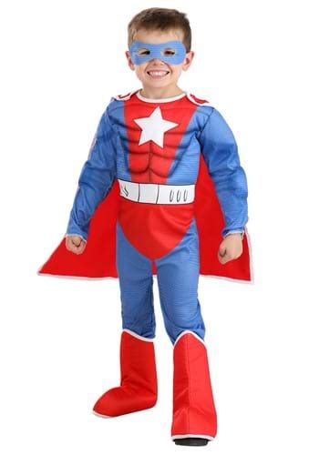 Boy's Muscle Suit Superhero Toddler Costume