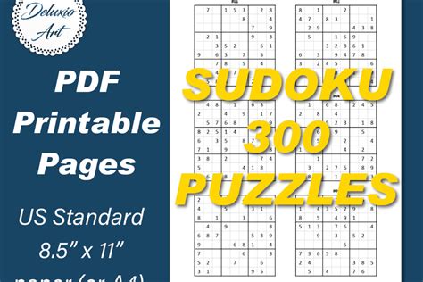 300 Sudoku Puzzles | Deeezy