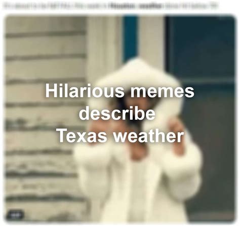 (Use this one) Texas weather memes